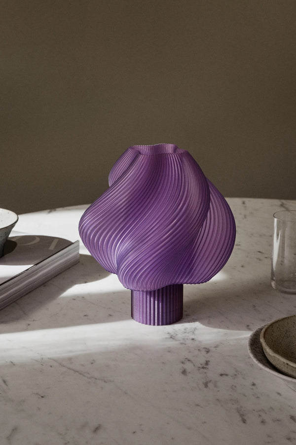 Crème Atelier soft serve lamp, Portable, Lavender - pre order