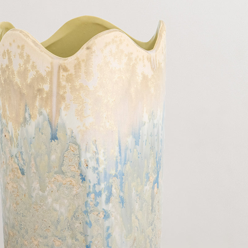 Leandro large Handcrafted stoneware vase
