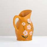 Lili hand painted glazed jug