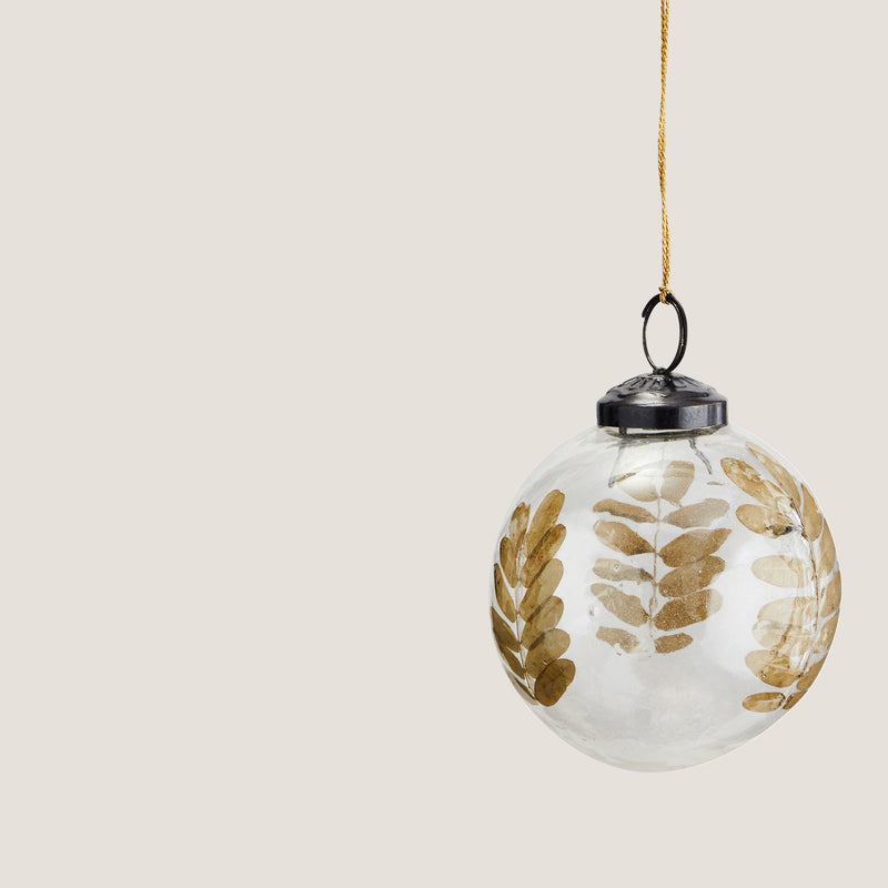Löv handmade glass bauble