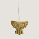 Engla hanging brass angel ornament