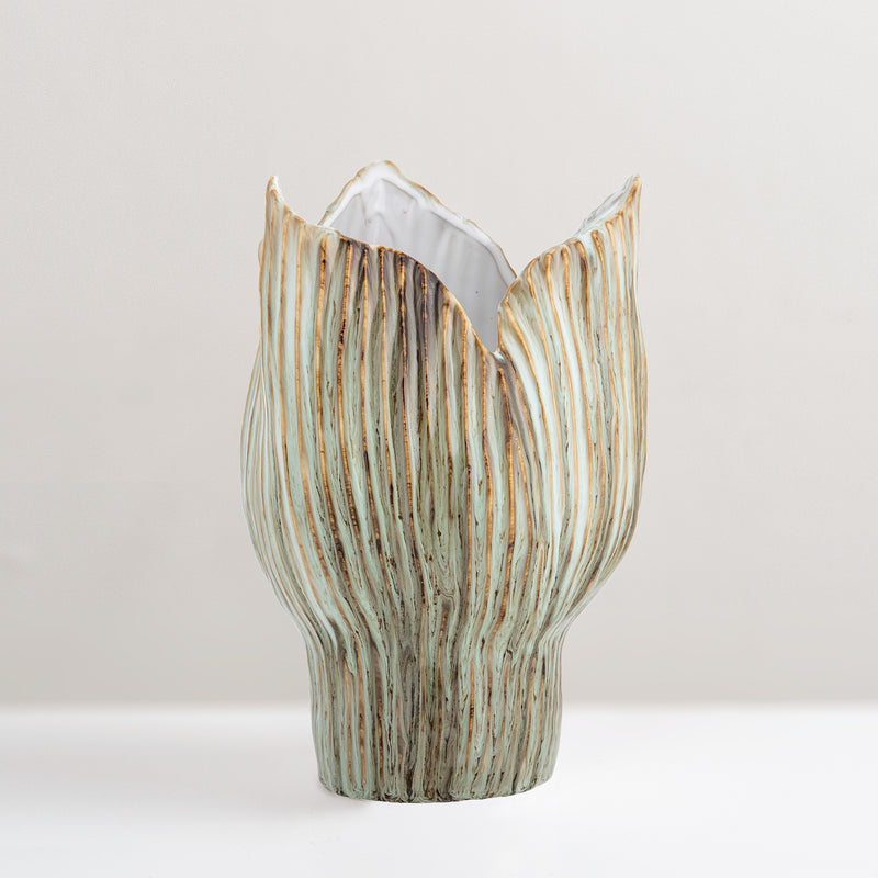 Mahira glazed stoneware vase