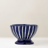 Nini stoneware nibbles bowl, indigo