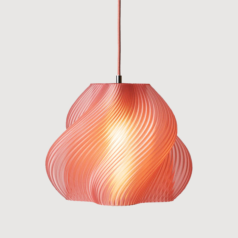 Crème Atelier soft serve pendant lamp 03, Peach sorbet