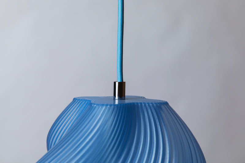 Crème Atelier soft serve pendant lamp 03, Blueberry sorbet