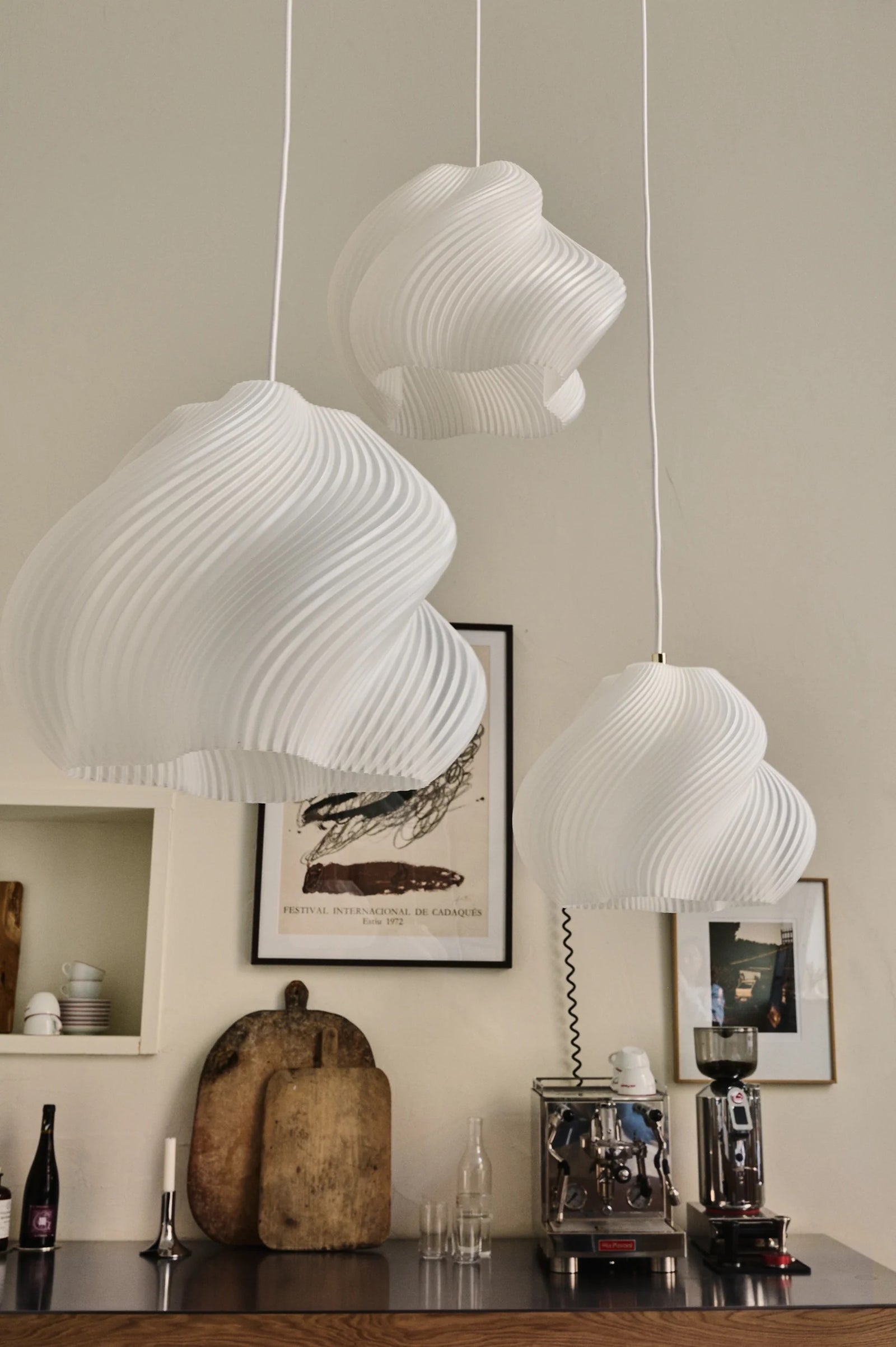 Crème Atelier soft serve pendant lamp 03, vanilla bean – ATT PYNTA