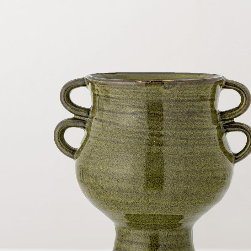 Raia stoneware plant pot
