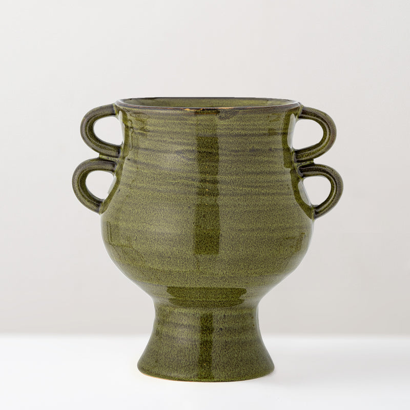 Raia stoneware plant pot