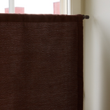 Sakura raw cotton café curtain - Plum