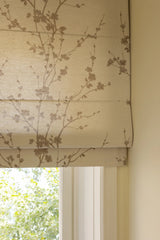 Sakura Jacquard Roman blind - Ivory