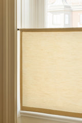 Sakura raw cotton café curtain - Oat Yellow