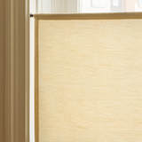 Sakura raw cotton café curtain - Oat Yellow