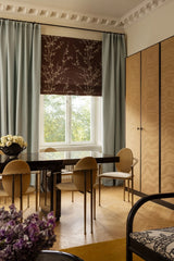 Sakura Jacquard Roman blind - Plum