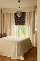 Sakura Jacquard Roman blind - Plum - Blackout lined