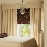 Sakura Jacquard Roman blind - Plum - Blackout lined