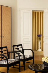 Sakura Raw cotton curtain - Oat Yellow