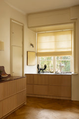 Sakura Raw cotton Roman blind - Oat Yellow