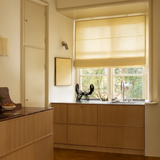 Sakura Raw cotton Roman blind - Oat Yellow