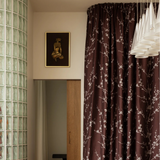 Sakura Jacquard curtain - Plum