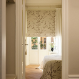 Sakura Jacquard Roman blind - Ivory - Blackout lined