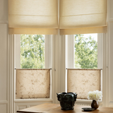 Sakura jacquard café curtain - Ivory