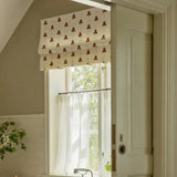 Sweet pea linen roman blind - Burgundy