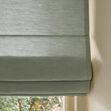 Sakura Raw cotton Roman blind - Dove Blue