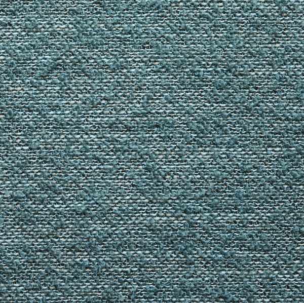 Bouclé café curtain, double pole - Petrol