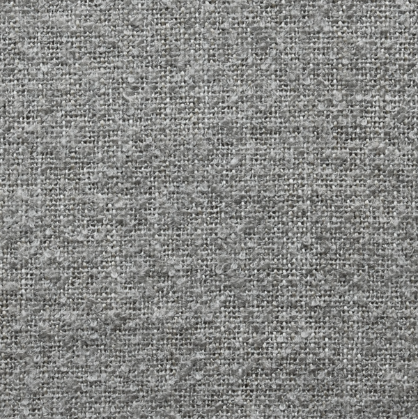 Bouclé café curtain, double pole - Grey