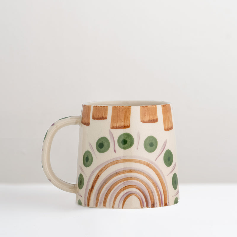 Shama stoneware mug, orange