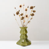 HKLiving Large Silhouette glass vase, green, pre-order
