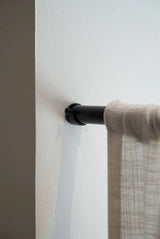 Linen café curtain - off-white