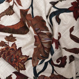 Gotnoir curtain fabric sample – Sand/Terracotta