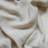 Sheer Linen café curtain - Sand