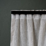 Custom length curtain track - black