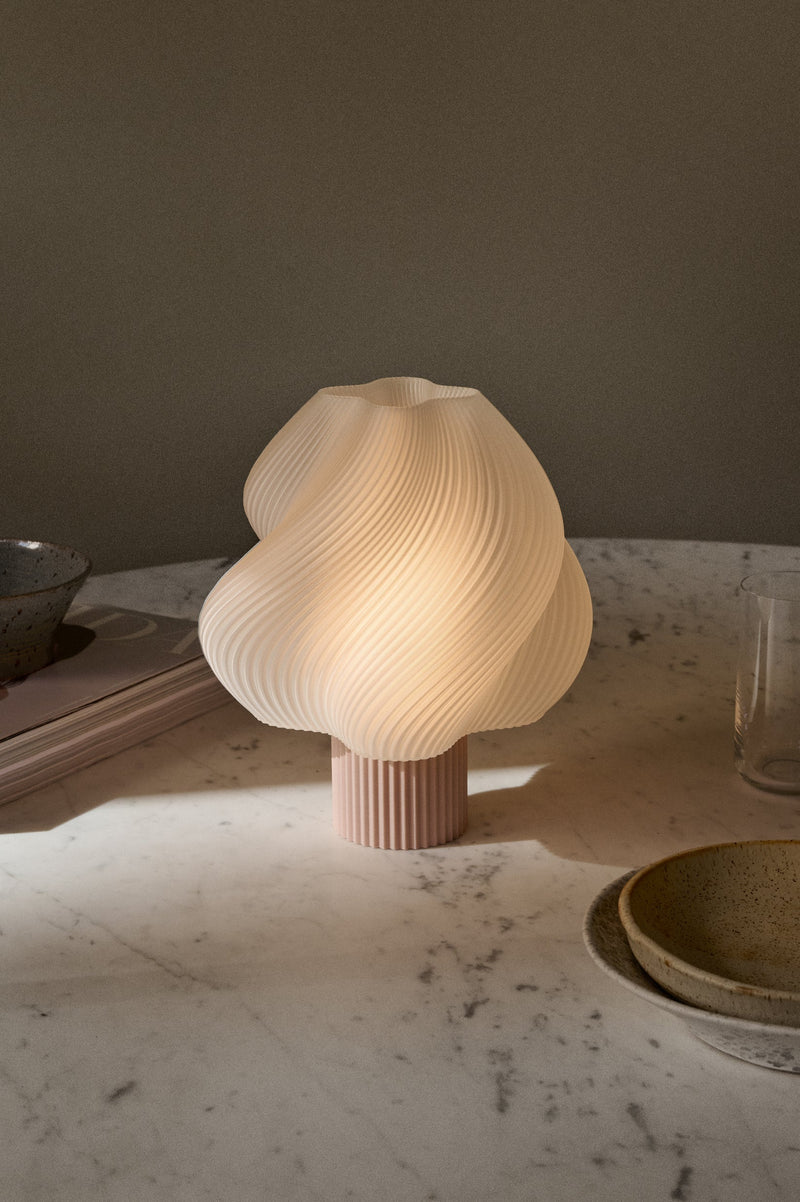 Crème Atelier soft serve lamp, Portable, Wild Strawberry - 1 in stock