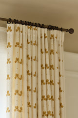 Custom length curtain pole and rings, Antique Bronze
