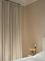 Linen curtain - Sand - Blackout Lined