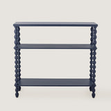 Salino Dark blue Side Table, Pine