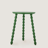 Salino green Side Table, Pine