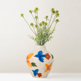 Maricala hand-painted stoneware vase