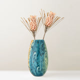 Kalian mouth-blown large glass Vase