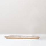 Camilla handcrafted glazed stoneware serving plate