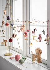 Tingla Hand-painted iron bell ornaments - set of 3