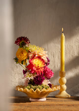 Sabine glass bowl, Pale Yellow and pink, pre-order