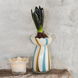 Inka stripe glass vase, pre-order