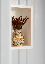 Alinne hand-painted stoneware vase