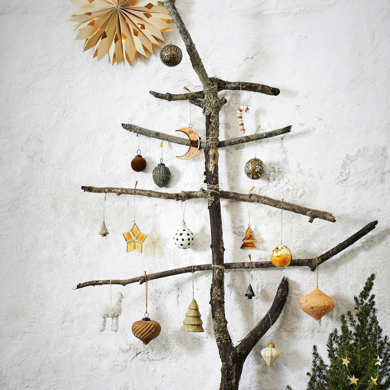 Eva hand-painted multicoloured bauble