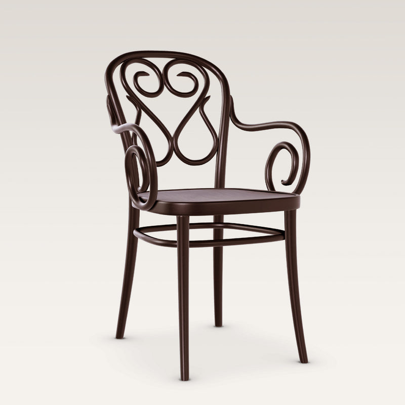 Ton armchair chair 4, dark chocolate