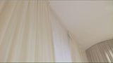 Custom length curtain track - white